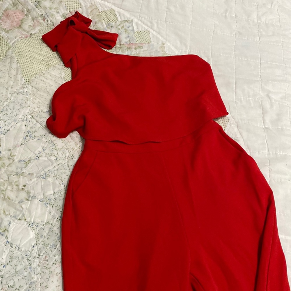 Adelyn rae jumpsuit, red, XS, new without tags